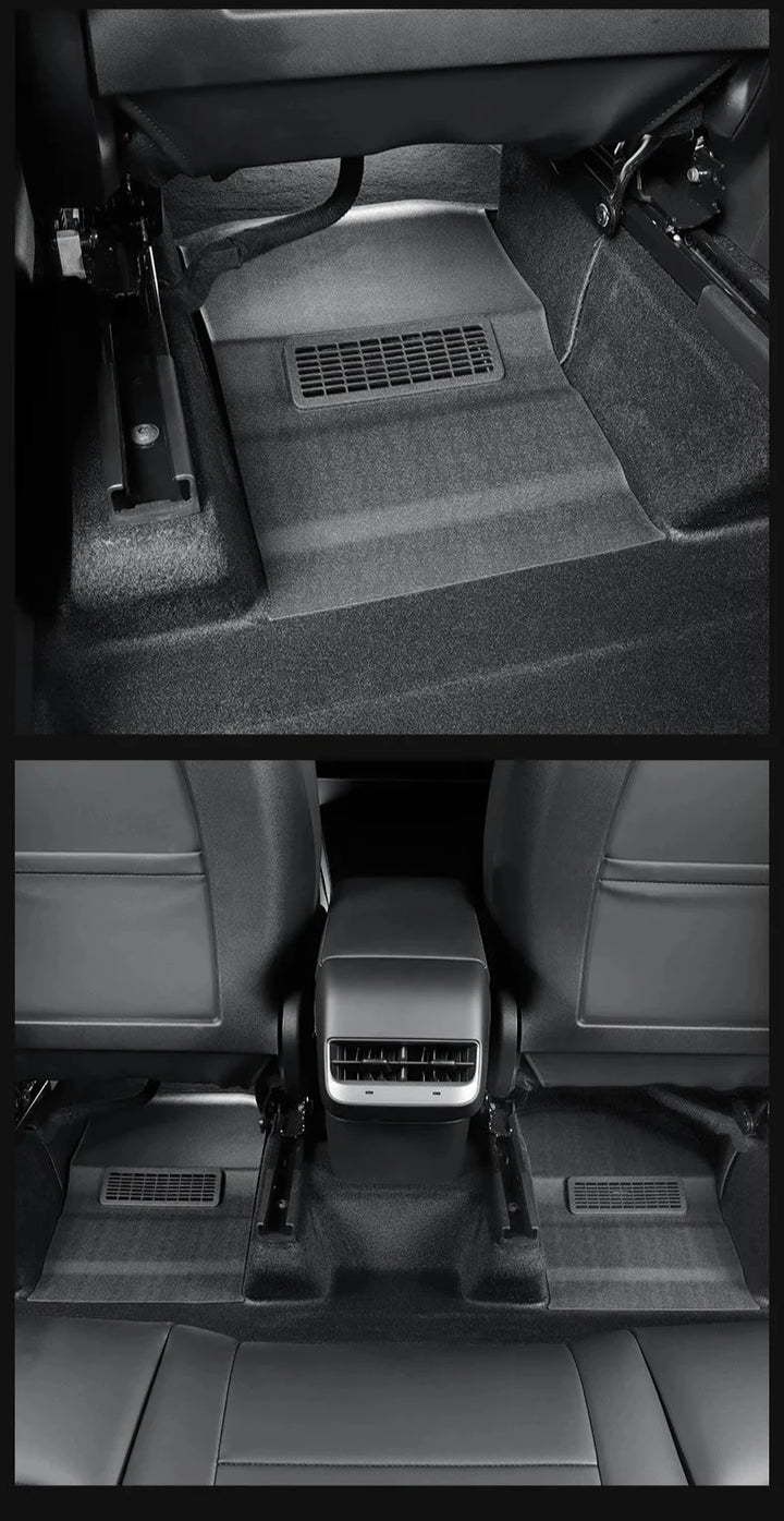 Under-Seat Air Outlet Protective Cover for Tesla Model Y 2021-2024 is available at Ludicrous EV.