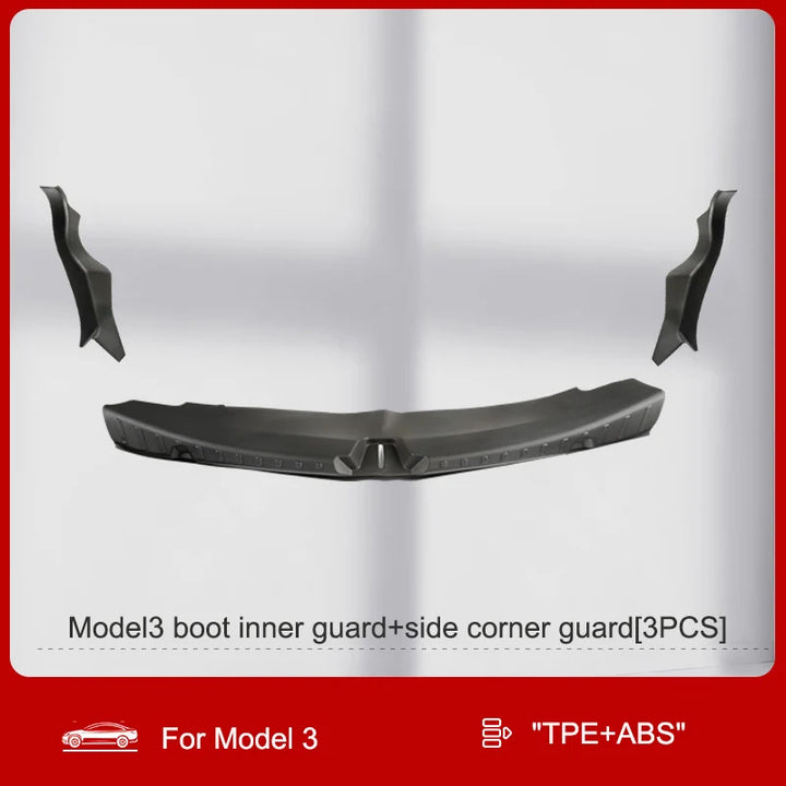 TPE Trunk Door Sill Protector Guard for Tesla Model 3/Y 2017-2022 is available at Ludicrous EV.