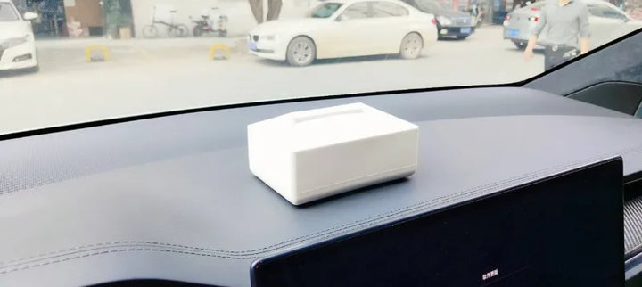 Silicone Car Tissue Holder with Fix Strap for Seat Back Cybertruck for Tesla Model 3/Model  Y/Model S/Model X is available at Ludicrous EV.