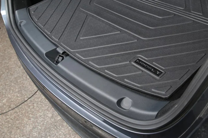 TPE Waterproof Trunk Storage Mats for Tesla Model 3/Model Y 2023 is available at Ludicrous EV.

