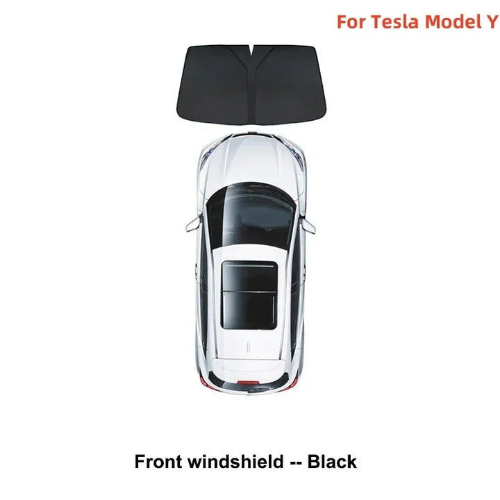 Window Sunshade for Tesla Model 3/Model Y/Model 3+ Highland (2017-2024)  is available at Ludicrous EV.
