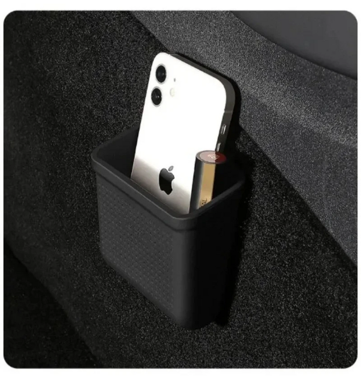 Stick-on Storage Box for Tesla Model 3/Model Y/Model S/Model X is available at Ludicrous EV.