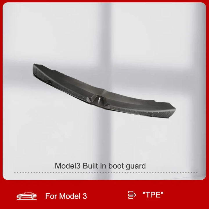 TPE Trunk Door Sill Protector Guard for Tesla Model 3/Y 2017-2022 is available at Ludicrous EV.