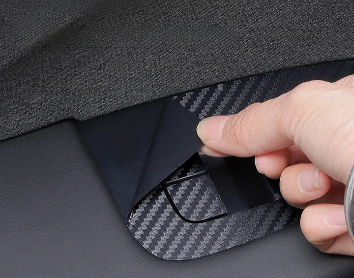 Carbon Fiber Door Window Button Sticker LHD for Tesla Model 3- 2024 Highland  is available at Ludicrous EV.
