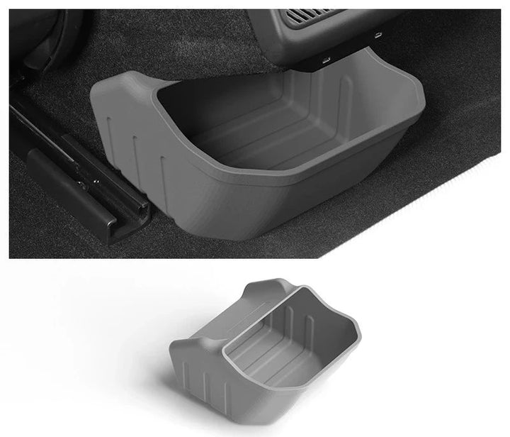 Silicone Rear Middle Storage Box Organizer for Tesla Model 3 Highland 2024 is available at Ludicrous EV.
