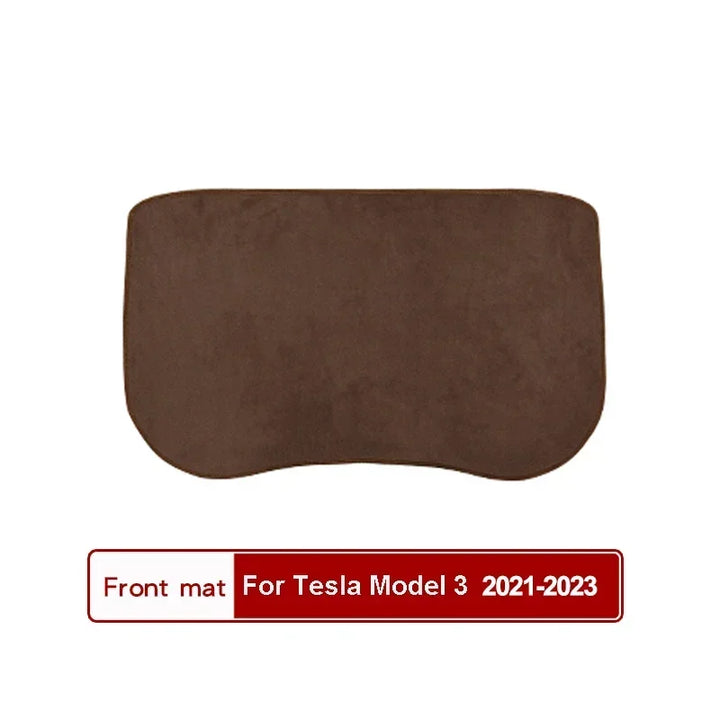 Non-Slip/Soil-Proof Front Trunk Mat for Tesla Model 3/Model Y/Model 3+ (2017-2024)  is available at Ludicrous EV.
