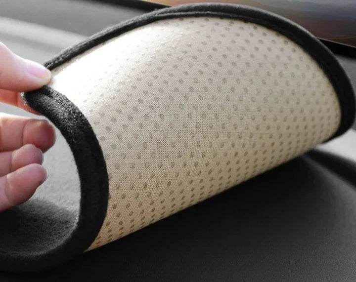 Lightproof Flannel Dashboard Mat Cover Sunscreen Protective Pad for Tesla New Model 3 2024 at Ludicrous EV.