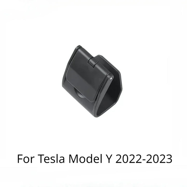 Space-Saving Foldable Glove Box Hook for Tesla Model 3/Model Y is available at Ludicrous EV.
