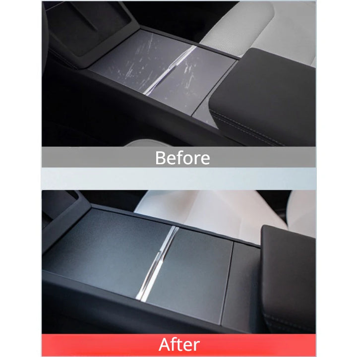 Central Control Panel and Armrest Protection Patch for Tesla Model 3 Highland 2024  is available at Ludicrous EV.