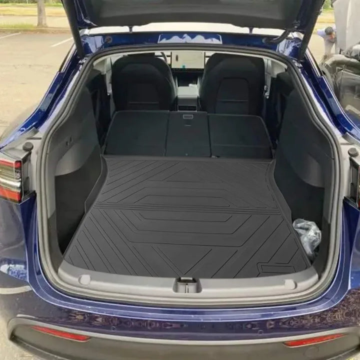 TPE Waterproof Trunk Storage Mats for Tesla Model 3/Model Y 2023 is available at Ludicrous EV.
