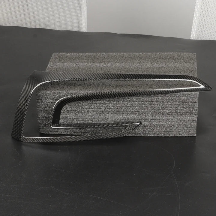 Carbon Fiber Rear Taillight Trim Frame for Tesla Model 3+ Highland 2024 is available at Ludicrous EV. 