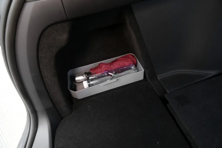 3Pcs Set Silicone Trunk Side Storage Partition for Tesla Model X (2023) is available at Ludicrous EV.