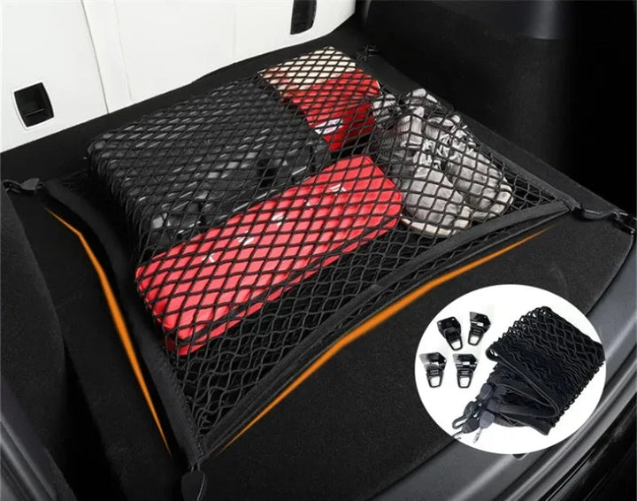 Trunk Luggage Storage Net for Tesla Model Y is available at Ludicrous EV.
