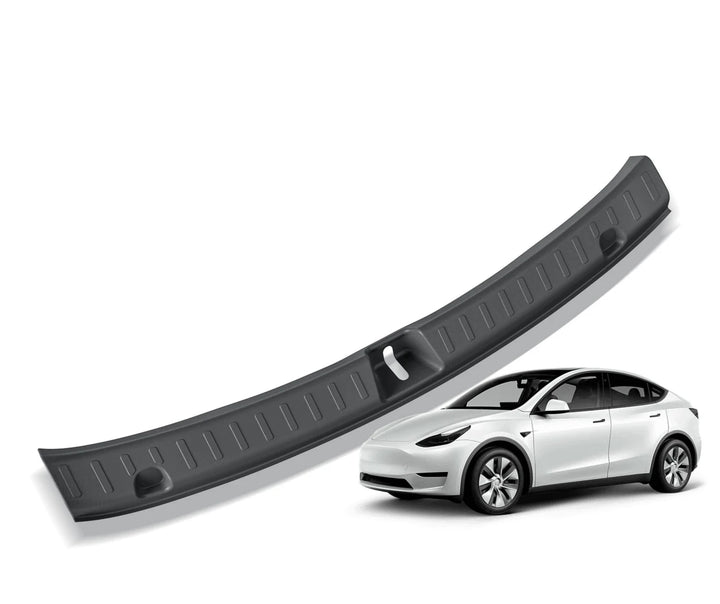 Rear Trunk Threshold Strip & Bumper Protective Cover For Tesla Model Y 2024 is available at Ludicrous EV.