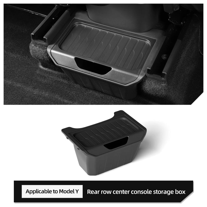 Rear Seat Trash Can Organizer for Tesla Model Y 2024 is available at Ludicrous EV.