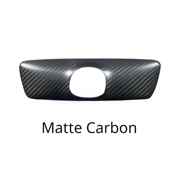 Real Carbon Fiber Rearview Mirror Cover for Tesla Model 3/Y/3+ Highland 2024 is available at Ludicrous EV.