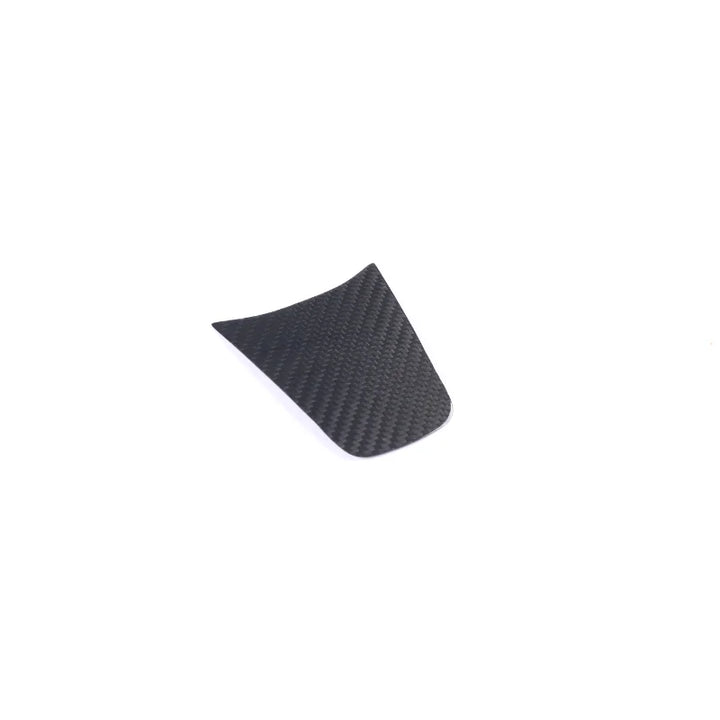 Real Dry Carbon Fiber Steering Wheel Patch for Tesla Model 3/Y 2017-2023 is available at Ludicrous EV.