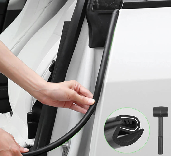 Soundproof Rubber Door Seal Strip Kit for Tesla Model 3/Y 2021-2024 is available at Ludicrous EV.
