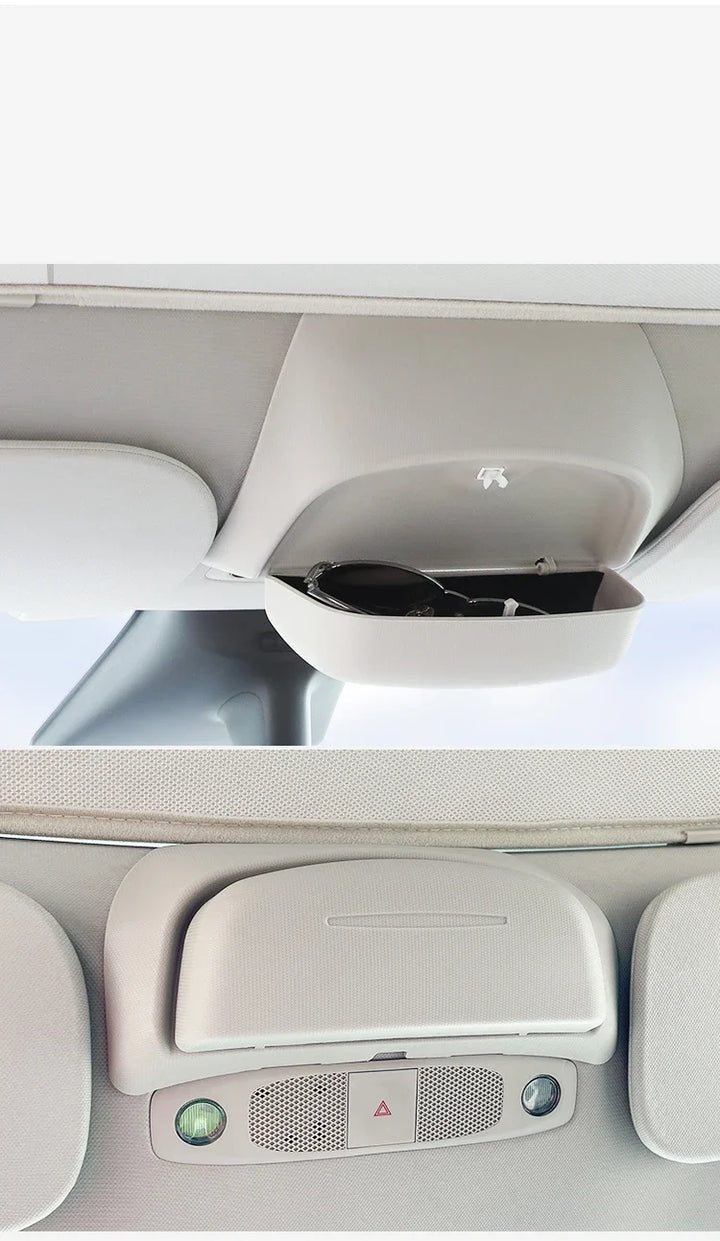 Sunglass Sun Visor Clip - Interior Accessory for 2024 Tesla Model 3/Model Y/Model 3+ Highland at Ludicrous EV.