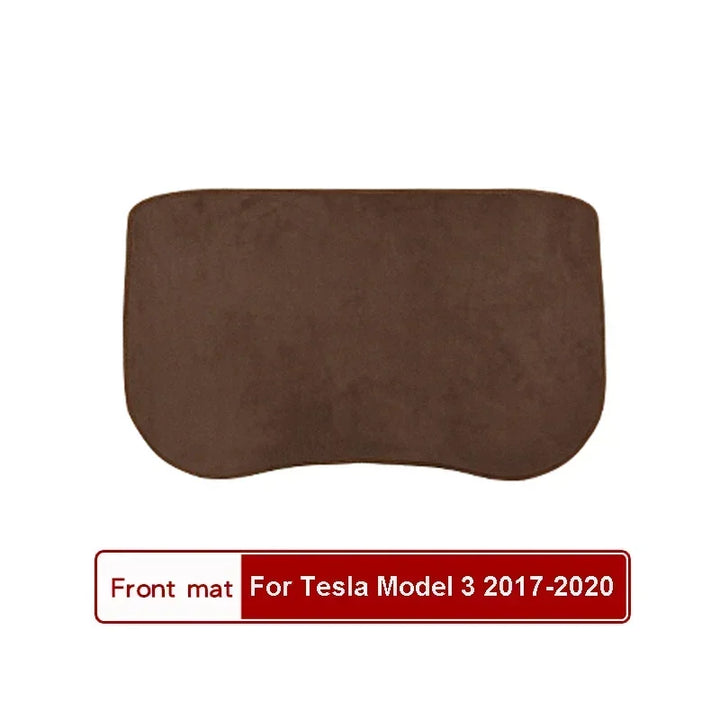 Non-Slip/Soil-Proof Front Trunk Mat for Tesla Model 3/Model Y/Model 3+ (2017-2024)  is available at Ludicrous EV.
