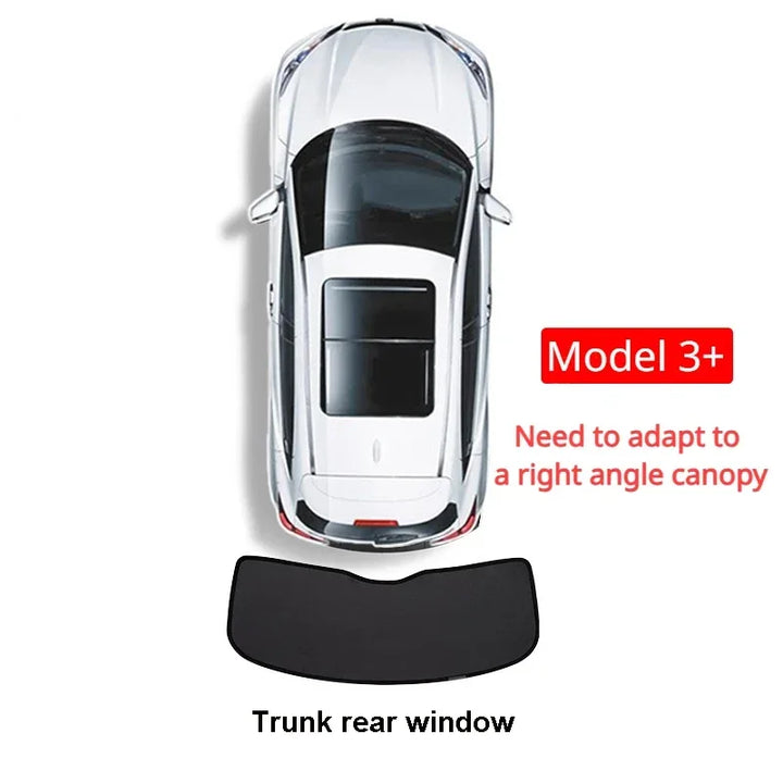 Car Sunshade Privacy Curtain for Side Windows and Windshield Heat Insulation for Tesla Model 3 Highland 2024 is available at Ludicrous EV.
