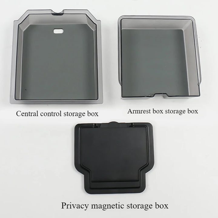 Central Control Storage Box with Silicone Pad for 2024 Tesla Model 3 Highland is available at Ludicrous EV.
