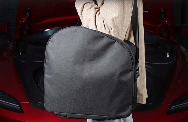 Portable Oxford Cloth Trunk Storage Bag for Tesla Model 3+ is available at Ludicrous EV.