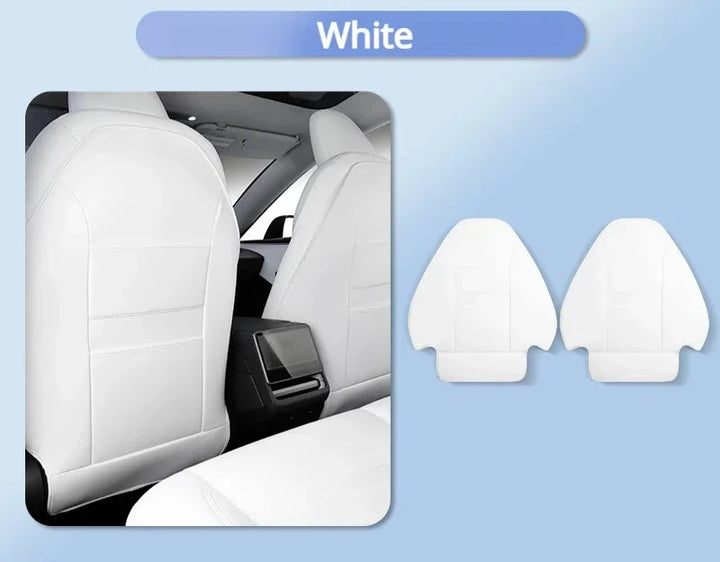 Ultra-Fiber Leather Seat Back Protector for Tesla Model 3 Highland 2024