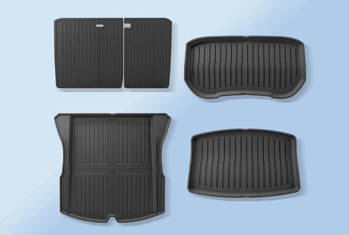 TPE Waterproof Floor Mats & Foot Pad Set For Tesla Model 3 Highland 2024 is available at Ludicrous EV.
