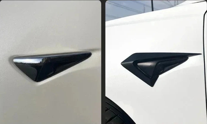 Carbon Fiber Side Camera Protection Covers for Tesla Model 3/Model Y 2023 is available at Ludicrous EV.