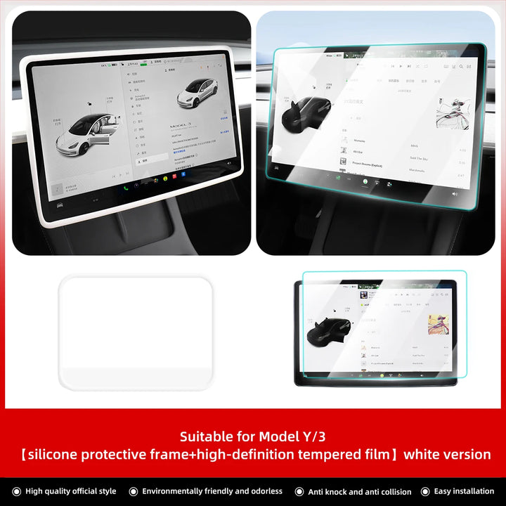 Central Control Navigation Screen Protector for Tesla Model 3/Y is available at Ludicrous EV.
