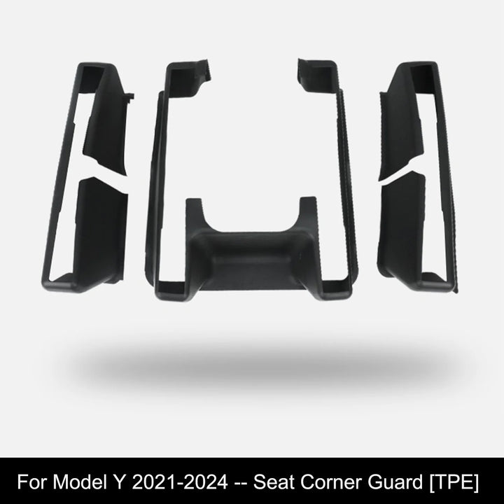 Front Rear Seat Slide Rails Protector Cover for Tesla Model Y 2021-2024 is available at Ludicrous EV.