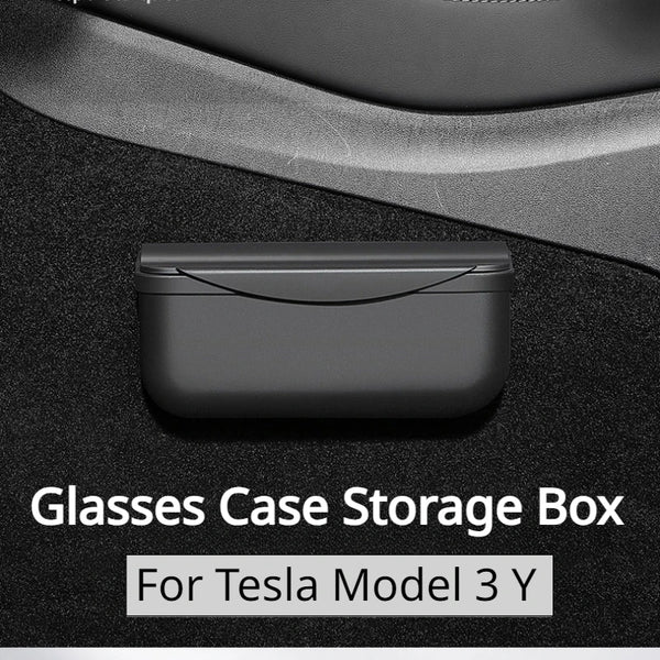 Sticky Seat Crevice Side Sunglasses Storage Box for Tesla Model 3/Model Y (2023) is available at Ludicrous EV.
