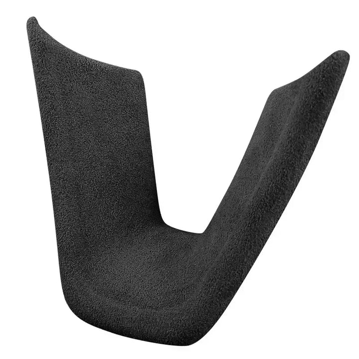 Suede U-Shaped Steering Wheel Patch Cover for Tesla Model 3 Highland 2024 Alcantara is available at Ludicrous EV.
