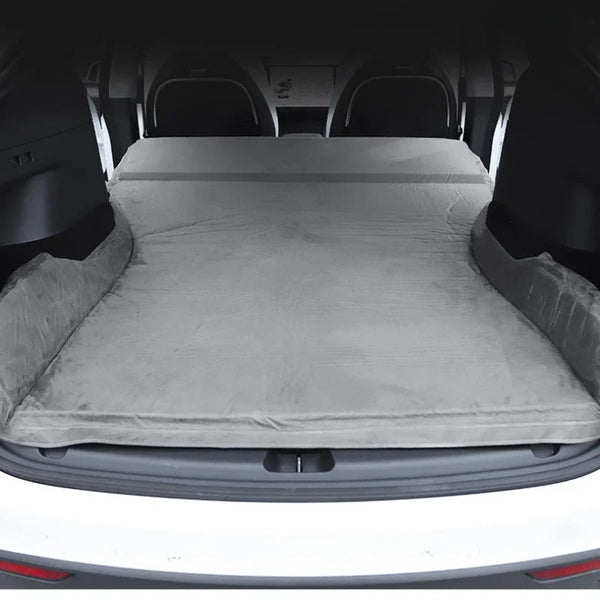 Suede Memory Foam Camping Mattress for Tesla Model 3/Model Y – 2023 Trunk Bed Accessory is available at Ludicrous EV.
