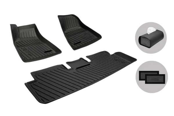 Model 3 All-Weather Floor Liners (Right Hand Drive Version) is available at Ludicrous EV.
