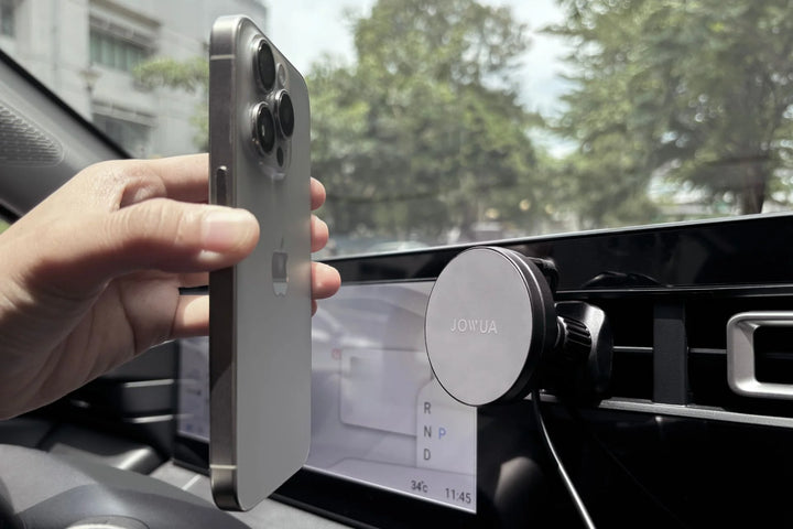 Universal MagSafe Car Mount for Air Vents is available at Ludicrous EV.
