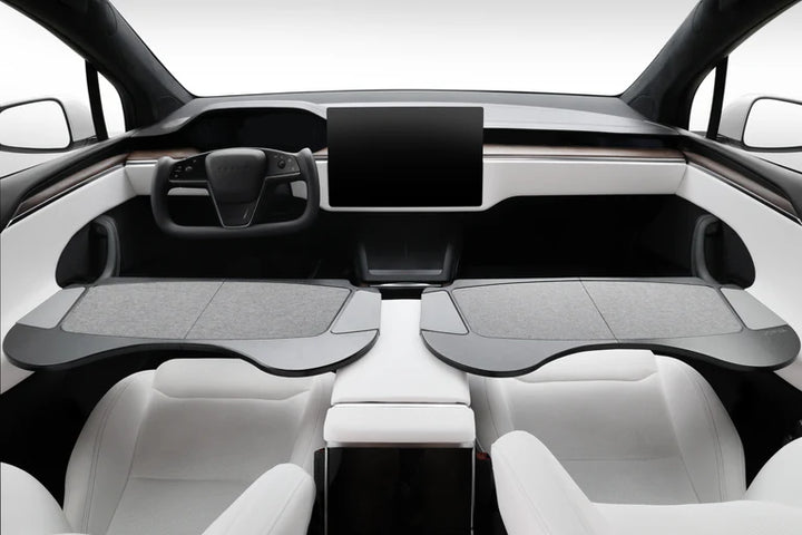 Foldable Car Tray for Tesla is available at Ludicrous EV.
