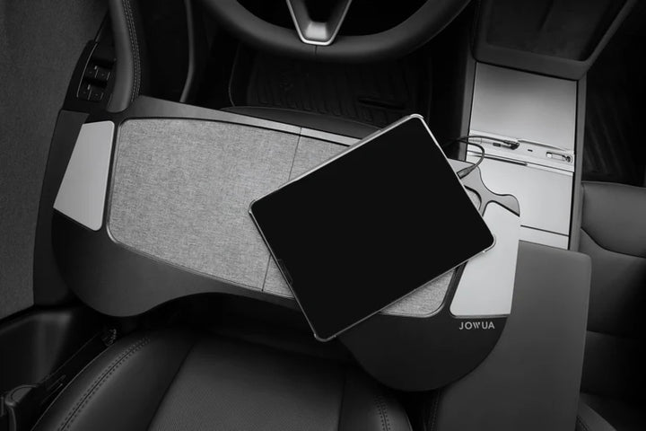 Foldable Car Tray for Tesla is available at Ludicrous EV.
