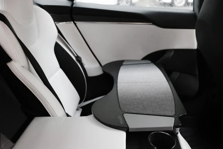 Foldable Car Tray for Tesla is available at Ludicrous EV.
