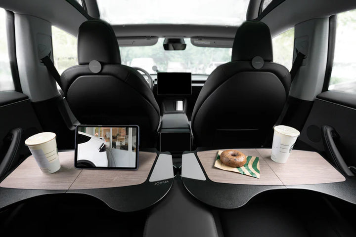 Foldable Car Tray Bundle (Reengineered Model 3 Highland, 2024+)
 is available at Ludicrous EV.
