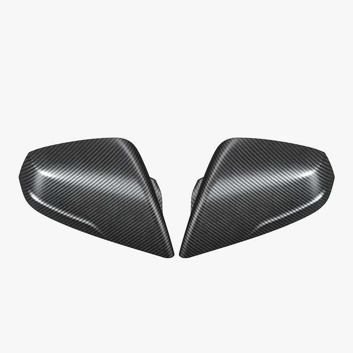 Carbon fiber mirror caps pair